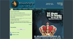 Desktop Screenshot of hooleyspub.com